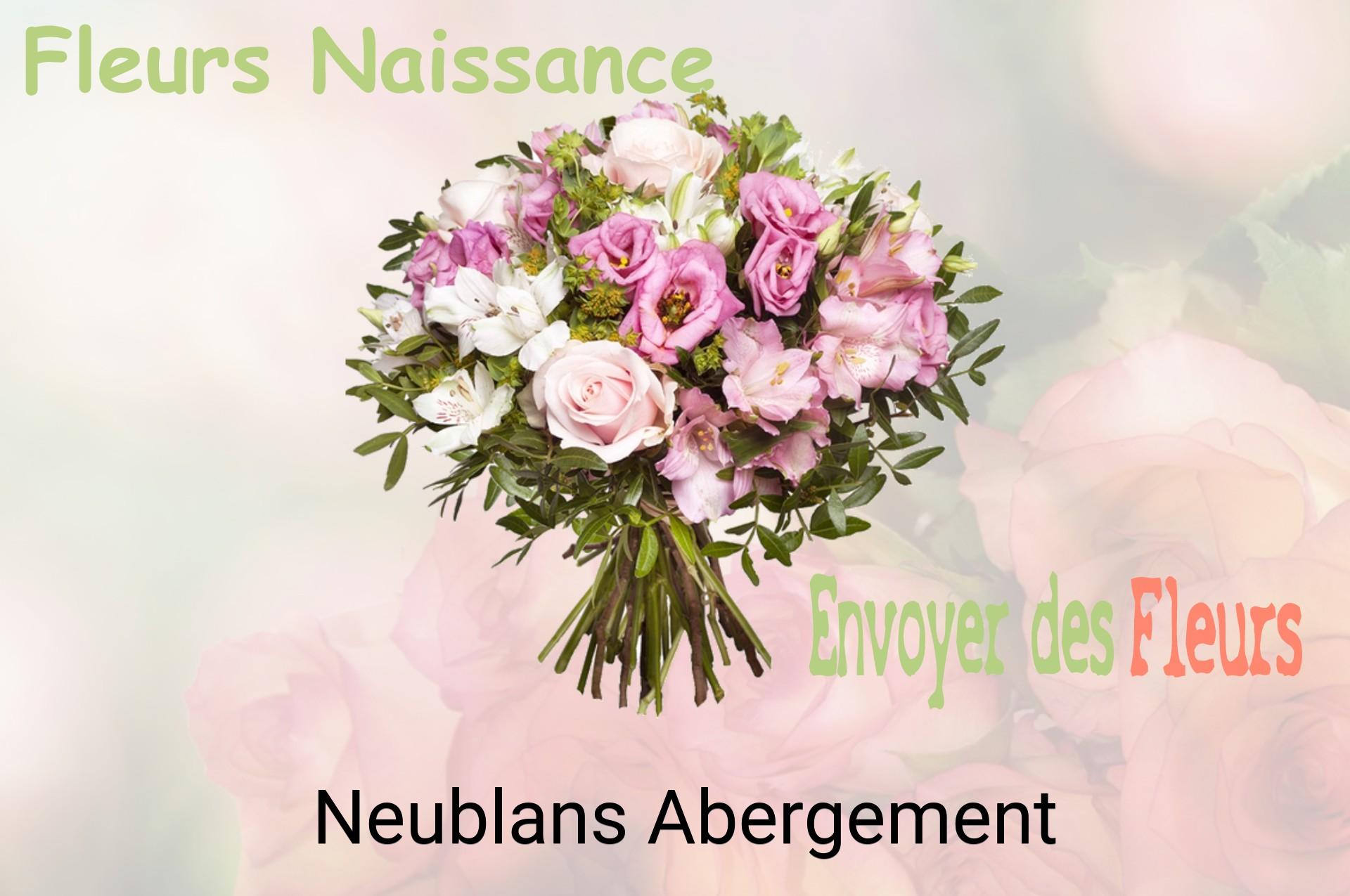 Bouquet de fleurs de naissance livré à Neublans-Abergement